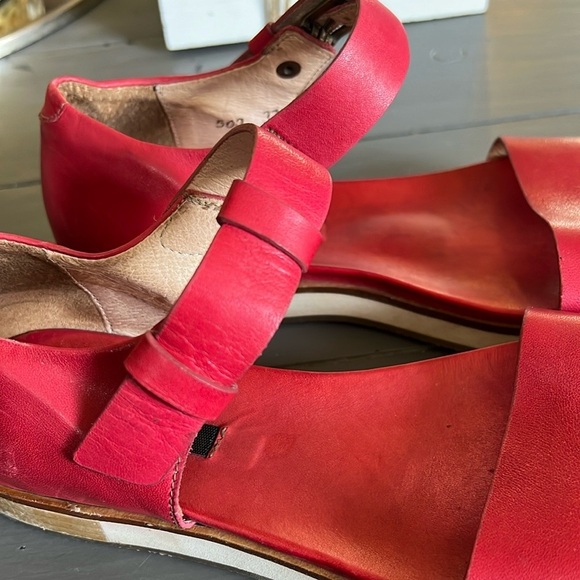 Neosens Women's Red Sandals Size 37 or 6.5 or‎ 7 EU - Picture 7 of 10